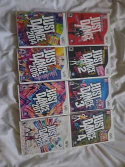 Just Dance Wii Collection All in Great Condition  NO Scratches