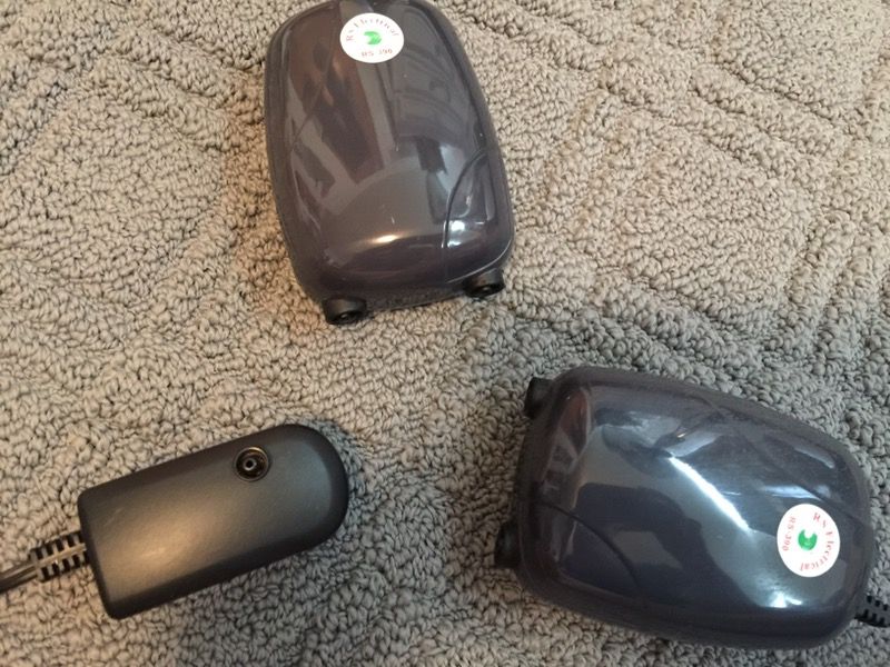 3 Aquarium Air Pumps
