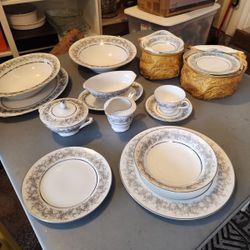 90 Piece Vintage Fine China Set