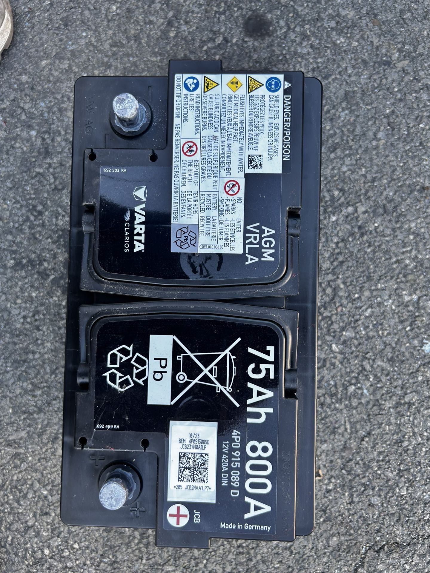 VARTA Silver Dynamic AGM car battery