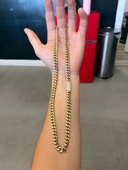 Solid Monaco chain natural diamond