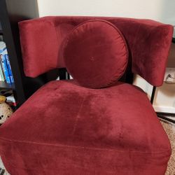 Red Velvet Chair