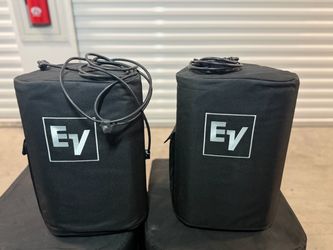 2 Ev Dj speaker Zxa1 800watt 8 inch 1 Hight 1 Low Come With 2 cover firm price