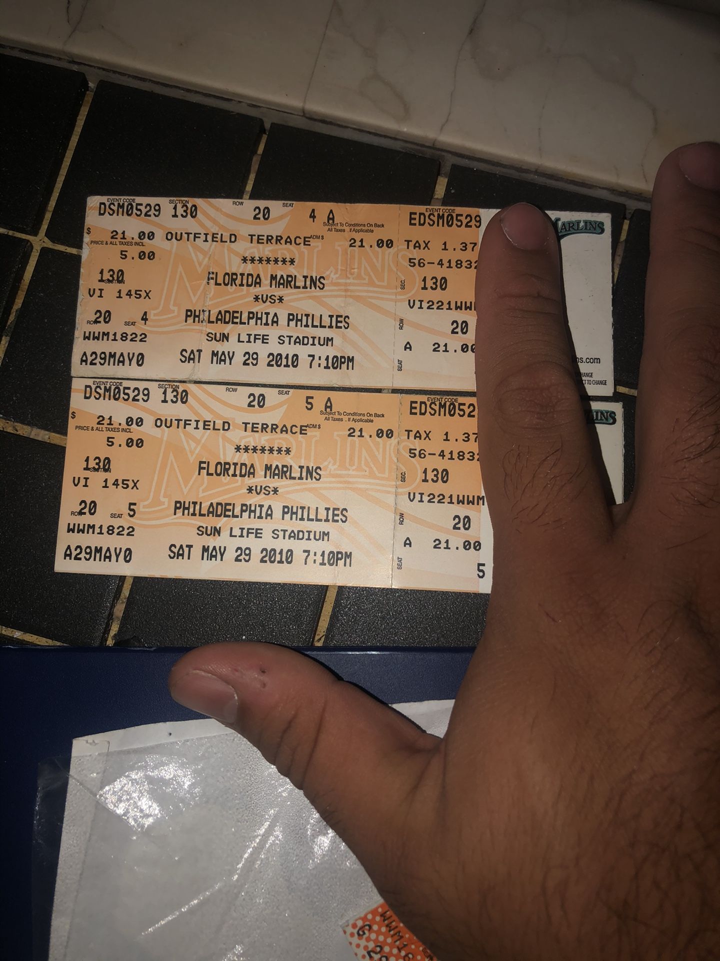 Roy Halladay 20th Perfect Game Phillies/Marlins tickets