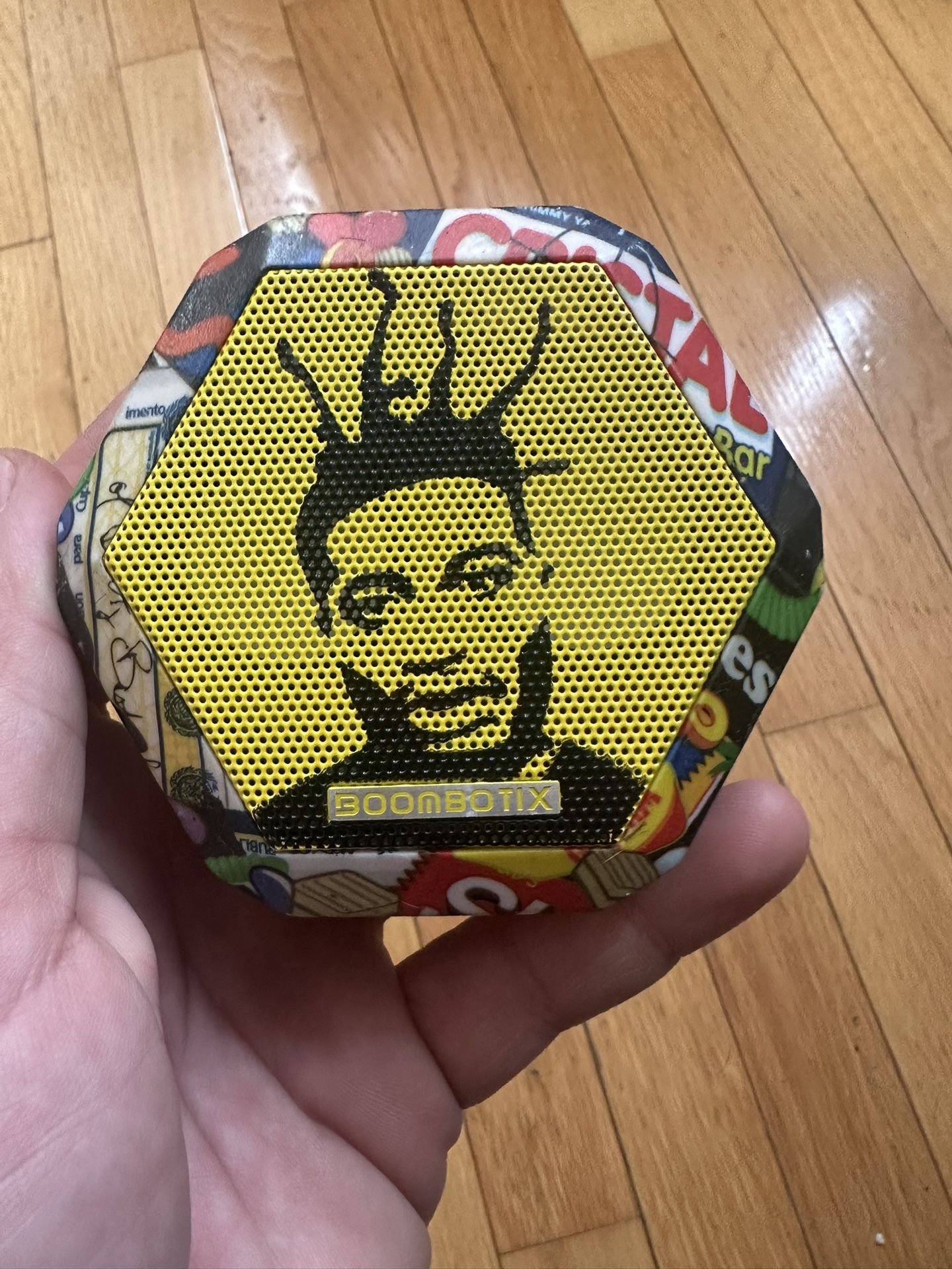 Boombotix Boom Bot Rex Limited Edition ODB Wu Tang Candy Wrapper Print Speaker