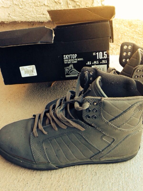 High Top Cute Grey Tennis Shoes Nike Air Force Women's Grey