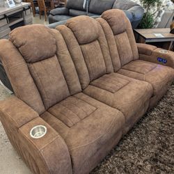 Ergonomic Power Reclining Sofa