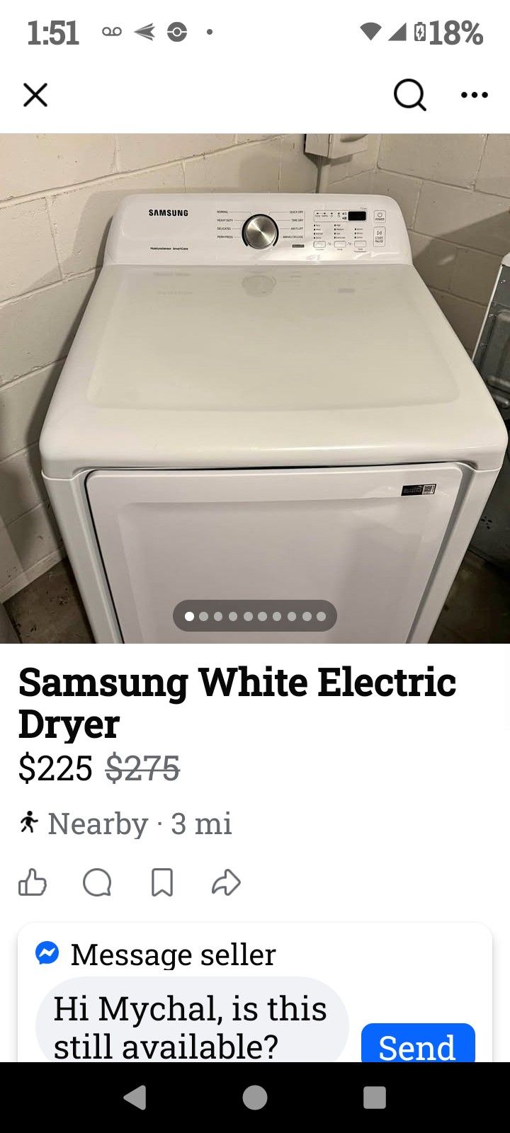 Samsung Dryer