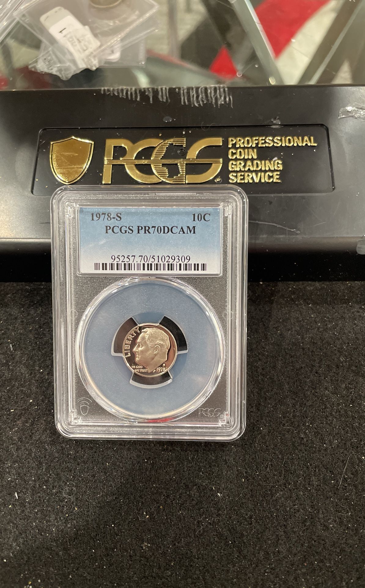 1978 S Gem Proof Perfect Graded Roosevelt Dime Graded At PR70 C-11