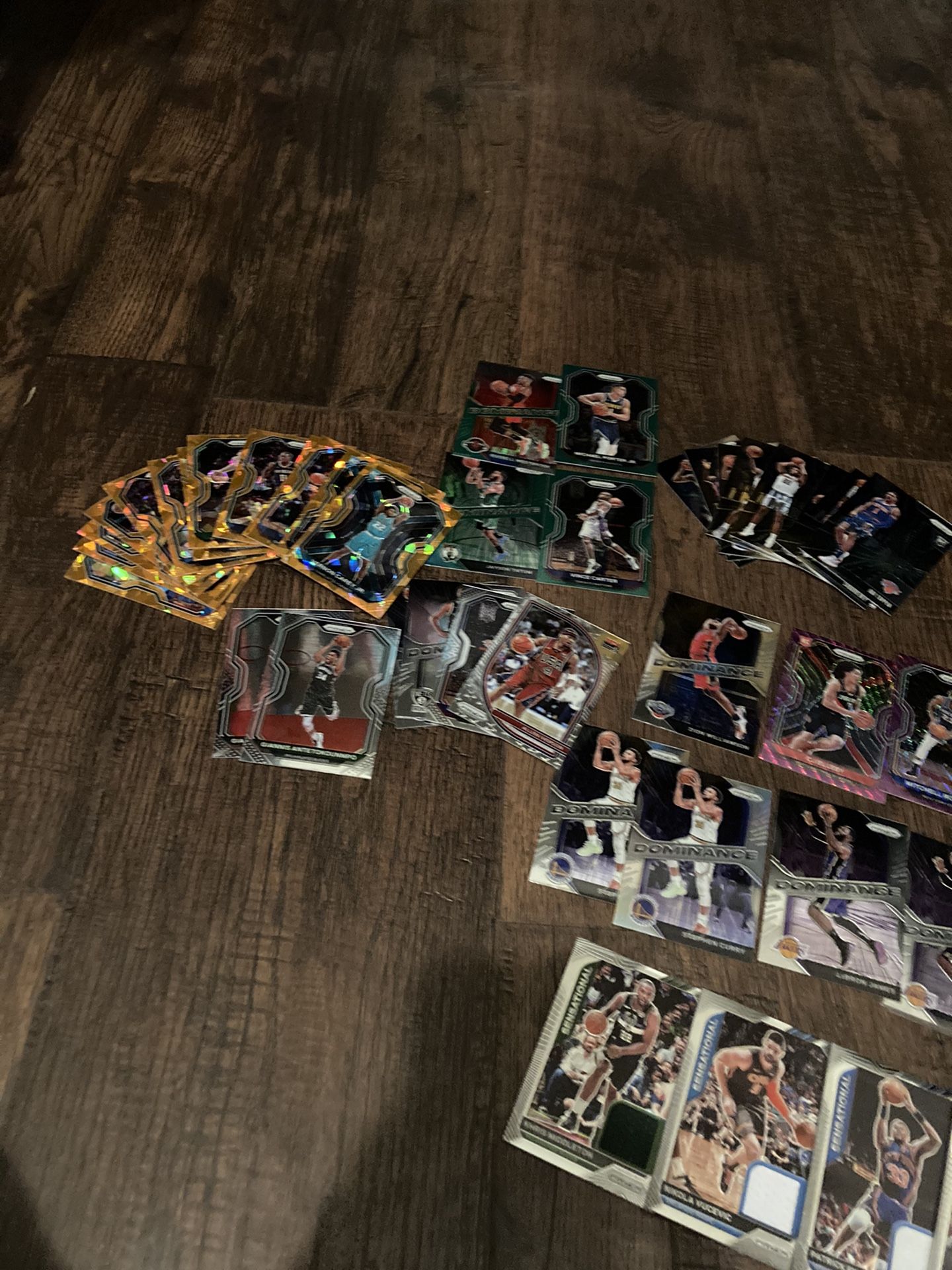 HUGE 2021 PANINI PRIZM NBA LOT LEBRON/CURRY/ROOKIES/INSERTS