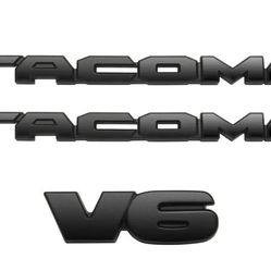 2016-2023 Tacoma BLACKOUT DOOR EMBLEM OVERLAY KIT V6 TRD OFF ROAD