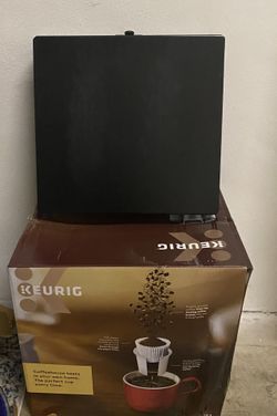 Black keurig And Pod Holder