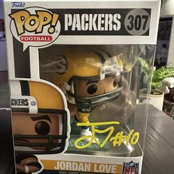 Jordan Love Signed Green Bay Packers Funko Pop! Beckett