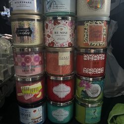 Bath And Body Works Candles $10.00 Each Pick Up In Yucaipa Or Loma Linda NO DELIVERY 