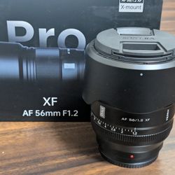 Viltrox 56mm F/1.2 Pro Lens For Fujifilm in Like New Condition in Box