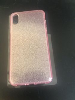 Pink With Glitter Phone Case For IPhone XS Max