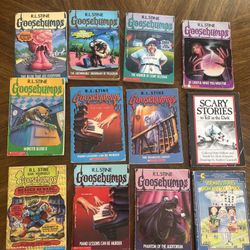 Goosebumps - Scary Stories To Tell In The Dark - Sideways Stories from Wayside School - 12 Book Bundle - Lot