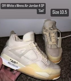 Off-White x Air Jordan 4 SP 'Sail'
