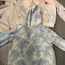 Girls Size 10/12 Sweater And Hoodies 