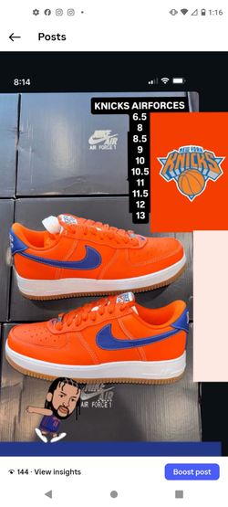 Air Force 1 New York Knicks Uptowns men sizes 7.5 ,to 15