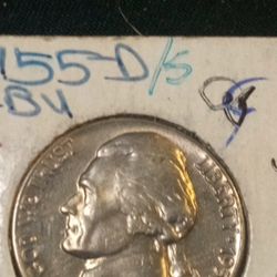 1955 D/S Jefferson Nickel 