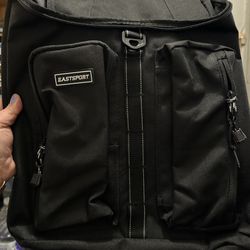 Eastsport Black Unisex Theo Top Loader Backpack