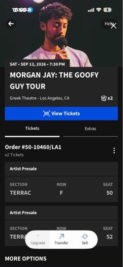 Morgan jay tickets