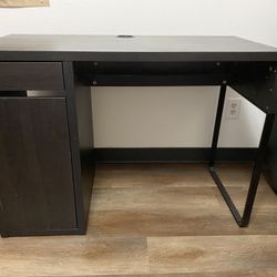 Black IKEA Desk