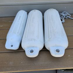 Boat Bumpers Two 6"x 24"  and  One" 5"x 22"