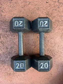 20.lbs x 2 dumbbell set NEW