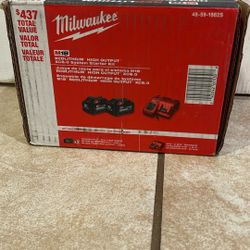 Milwaukee M18 Red lithium High Output XC6.0 System Starter Kit