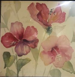 $10 Flower canvas picture