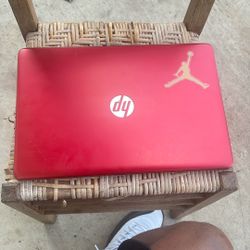 Red Hp Laptop