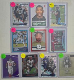 Football cards $3