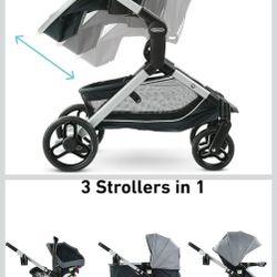 Graco Modes Nest Travel System, 3-in1 Modular Carseat Stroller Combo