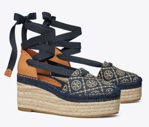 Tory Burch NEW  Espadrille Wedge Size 8