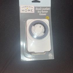 Dual Outlet 24-hour Timer