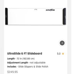 Ultraslide 6’ ft. Slide board For Hockey  / Speed Skaters