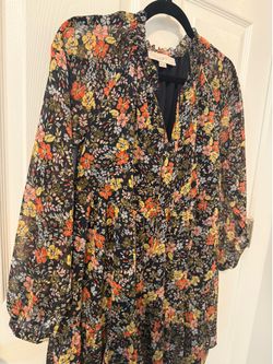 Ann Taylor Loft Long Sleeve Floral Dress