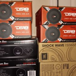 New 6.5" & 8" Loudspeakers & Tweeters 