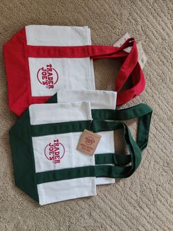 Trader Joe's mini tote bags