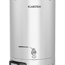 Klarstein Maischfest Beer Brewing Set, Mash Tun, LCD Display Stainless Steel 25L