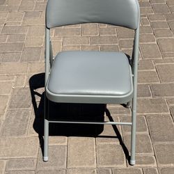 COSCO Gray Padded Folding Chair