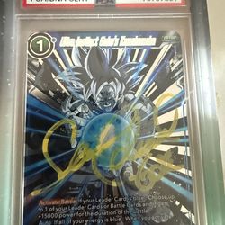 Dragon ball S- Sean schemm auto 7 PSA 10