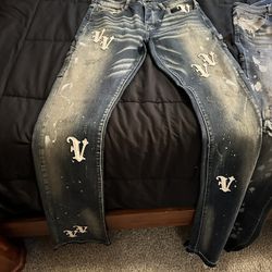 valabasas stacked jeans