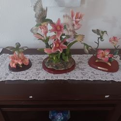 Porcelain Humming Birds Collection 