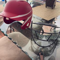 Baseball Helmet and face guard