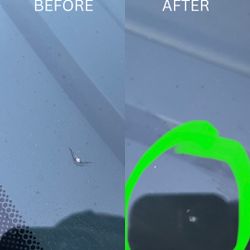 Windshield Rock Chip 