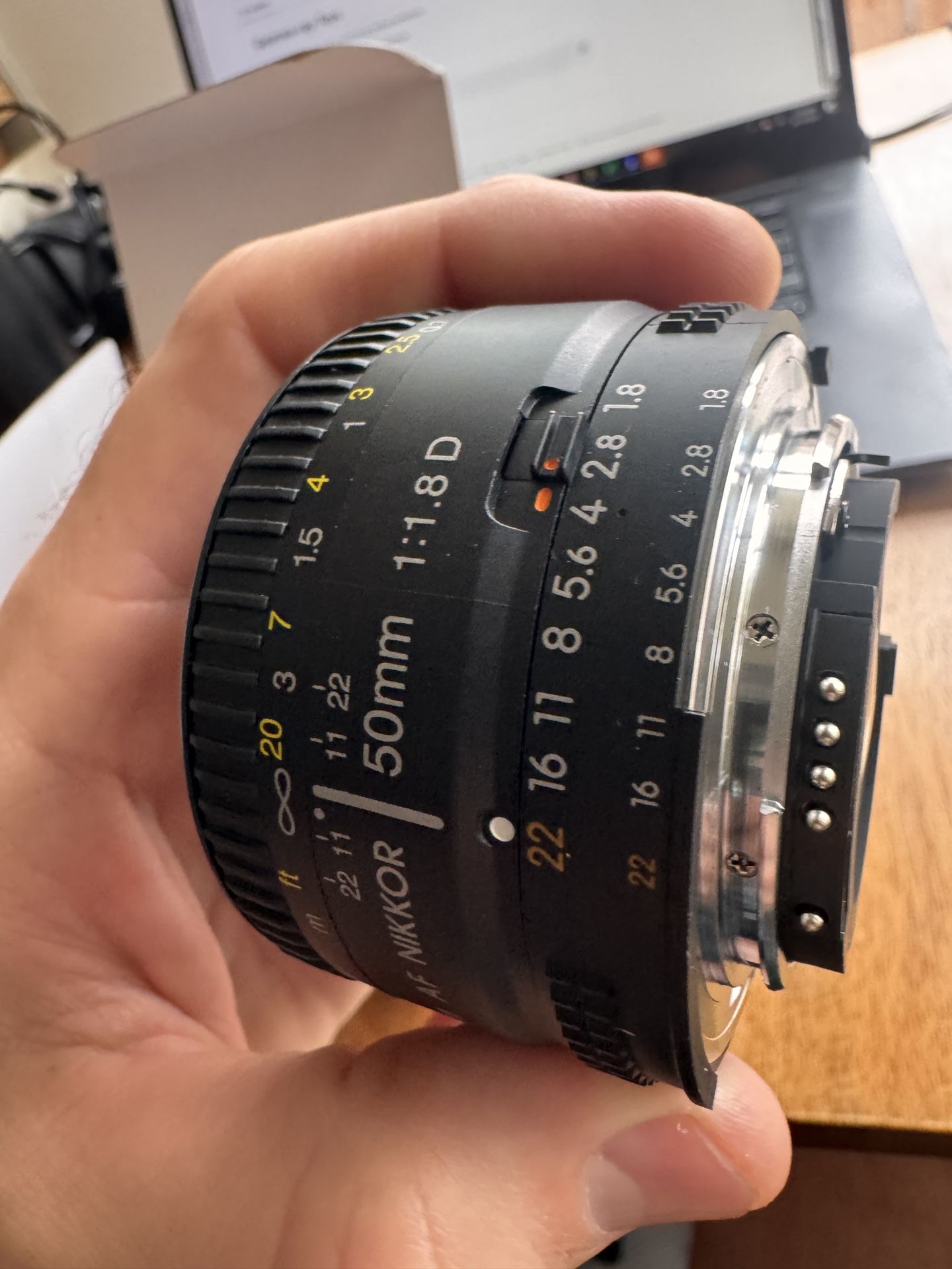 AF Nikkor 50mm F/1.8D Lens