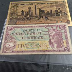 MPC and Gold Back Notes 